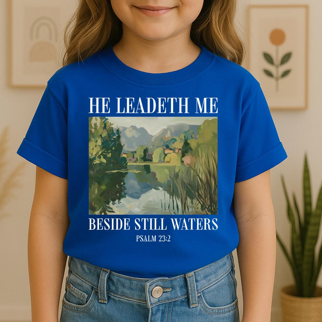 He Leadeth Me Beside Still Waters Psalm 23.2