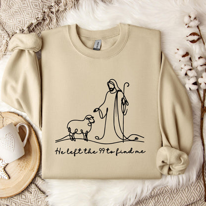 He Left The 99 To Find Me 01 Sweatshirt