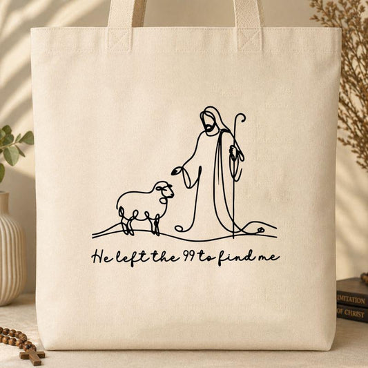 He Left The 99 To Find Me 01 Tote Bag