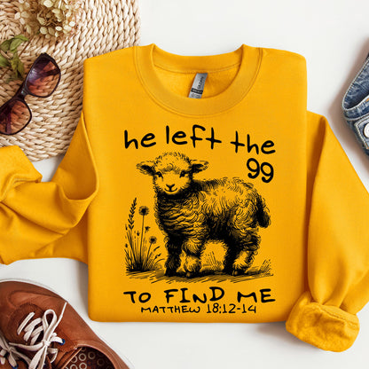 He Left The 99 To find Me matthew 18.12 -14 02