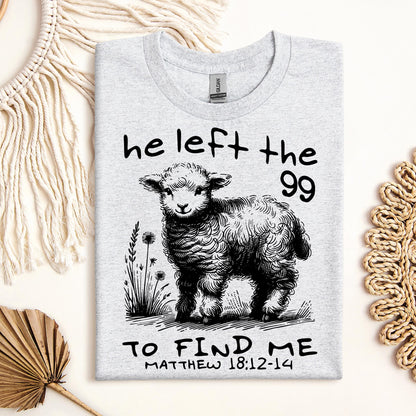 He Left The 99 To find Me matthew 18.12 -14 02