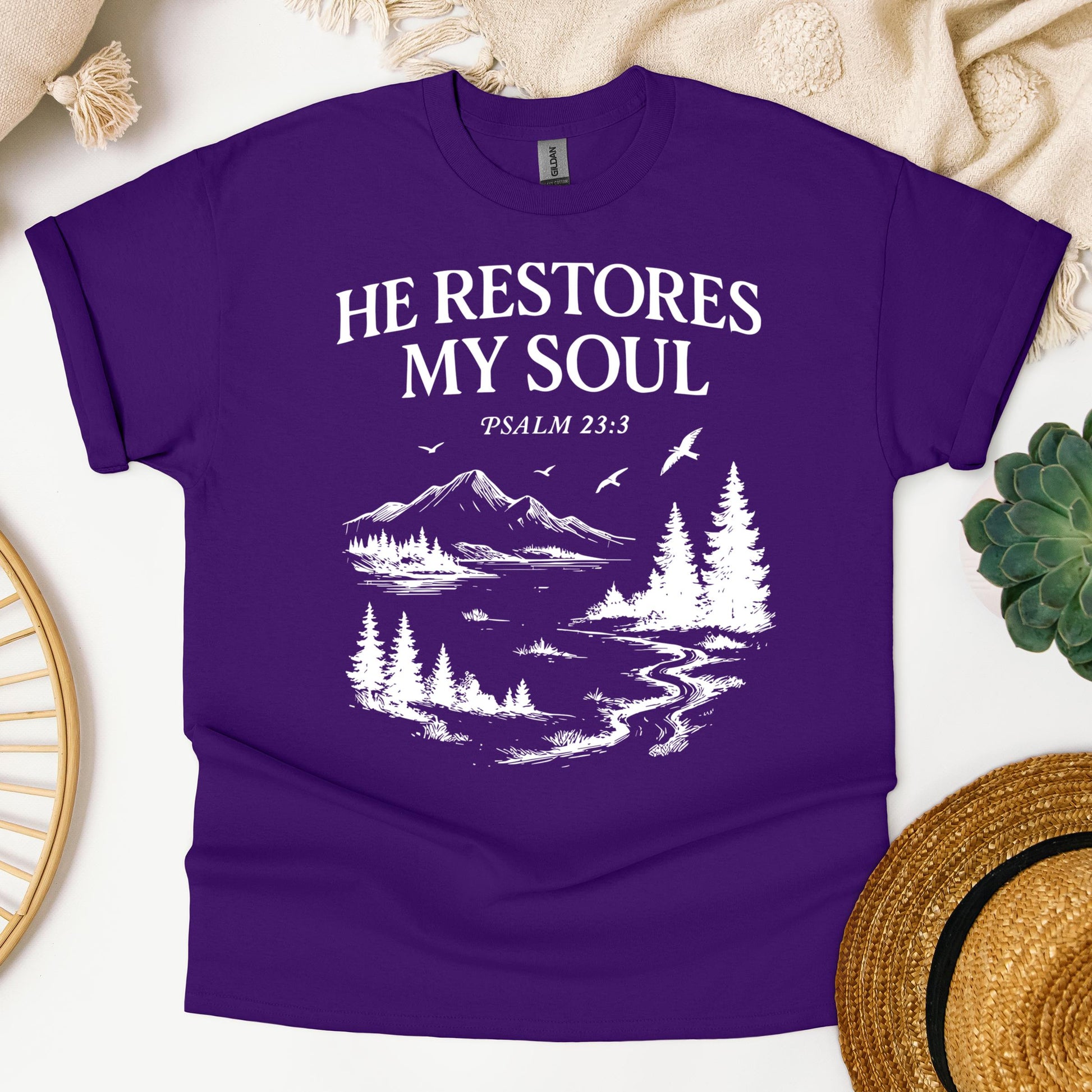 He Restores My Soul Psalm 23.3 01