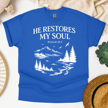 He Restores My Soul Psalm 23.3 01
