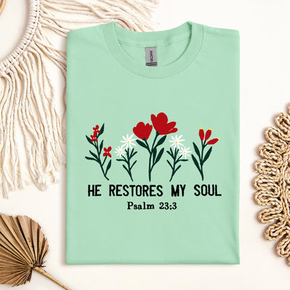 He Restores My Soul Psalm 23.3 04