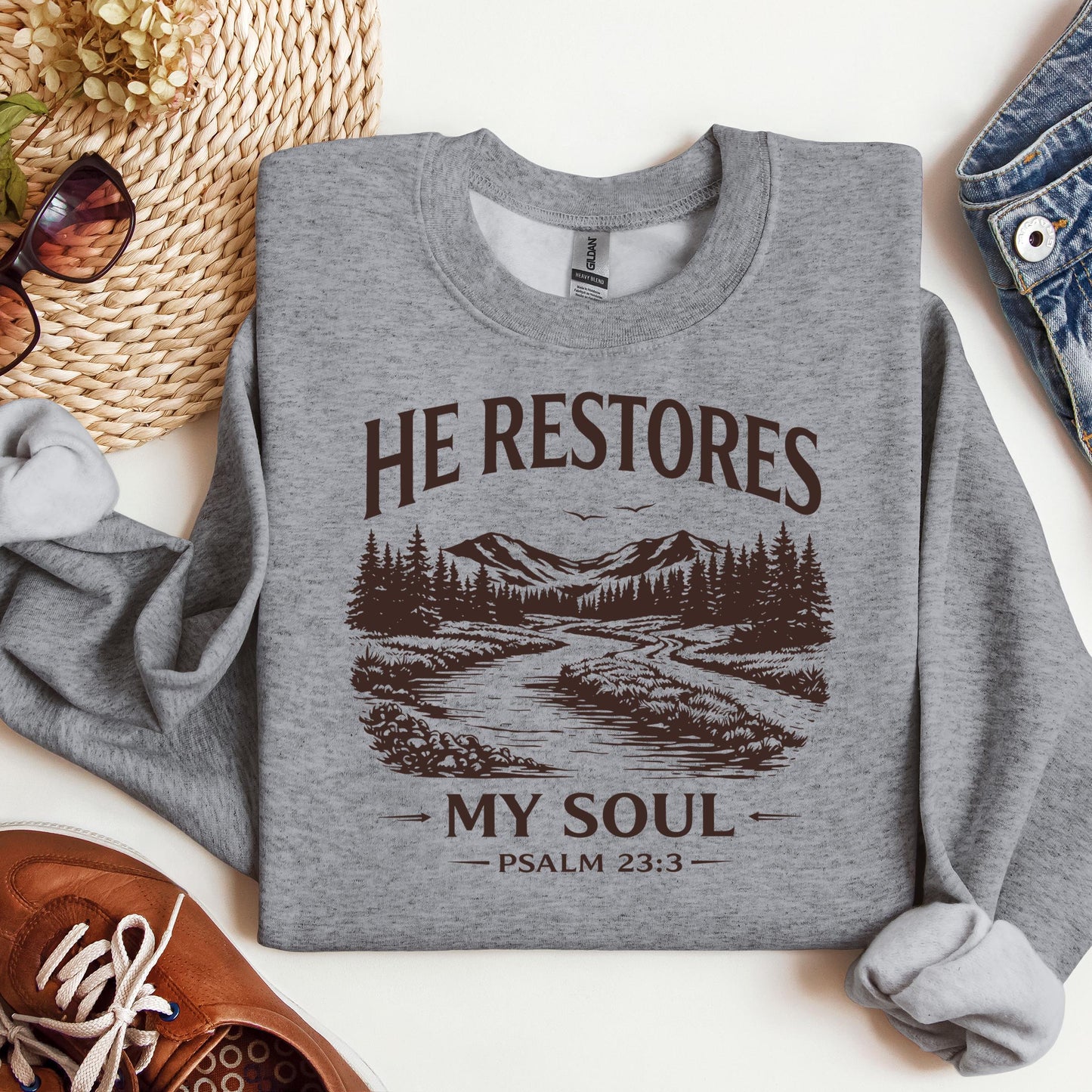 He Restores My Soul Psalm 23.3 08