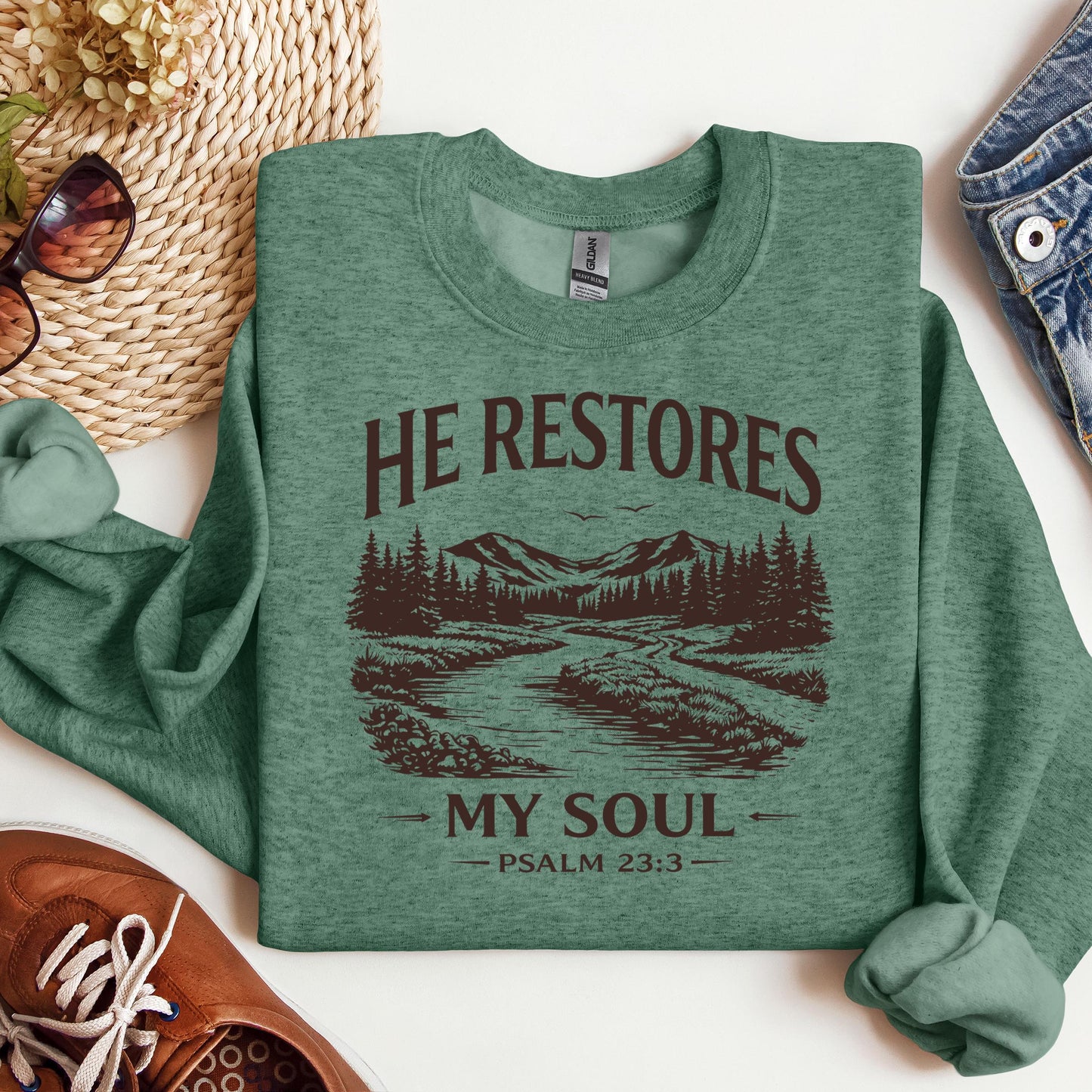He Restores My Soul Psalm 23.3 08