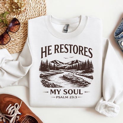 He Restores My Soul Psalm 23.3 08