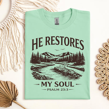He Restores My Soul Psalm 23.3 08