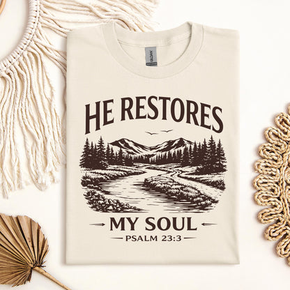 He Restores My Soul Psalm 23.3 08