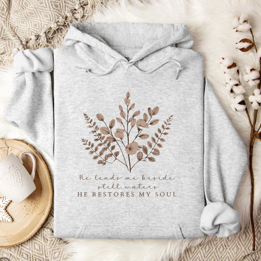 He Restores My Soul Hoodie