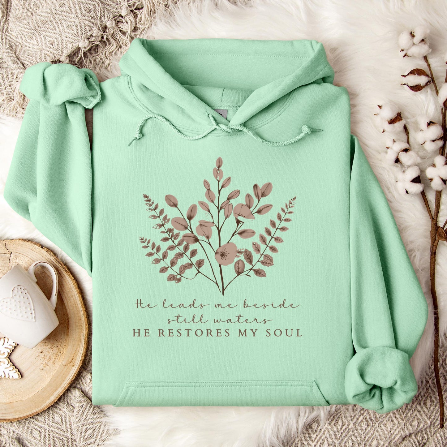 He Restores My Soul Hoodie