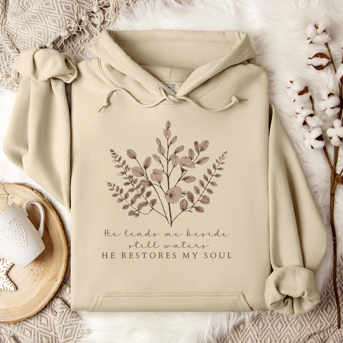 He Restores My Soul Hoodie