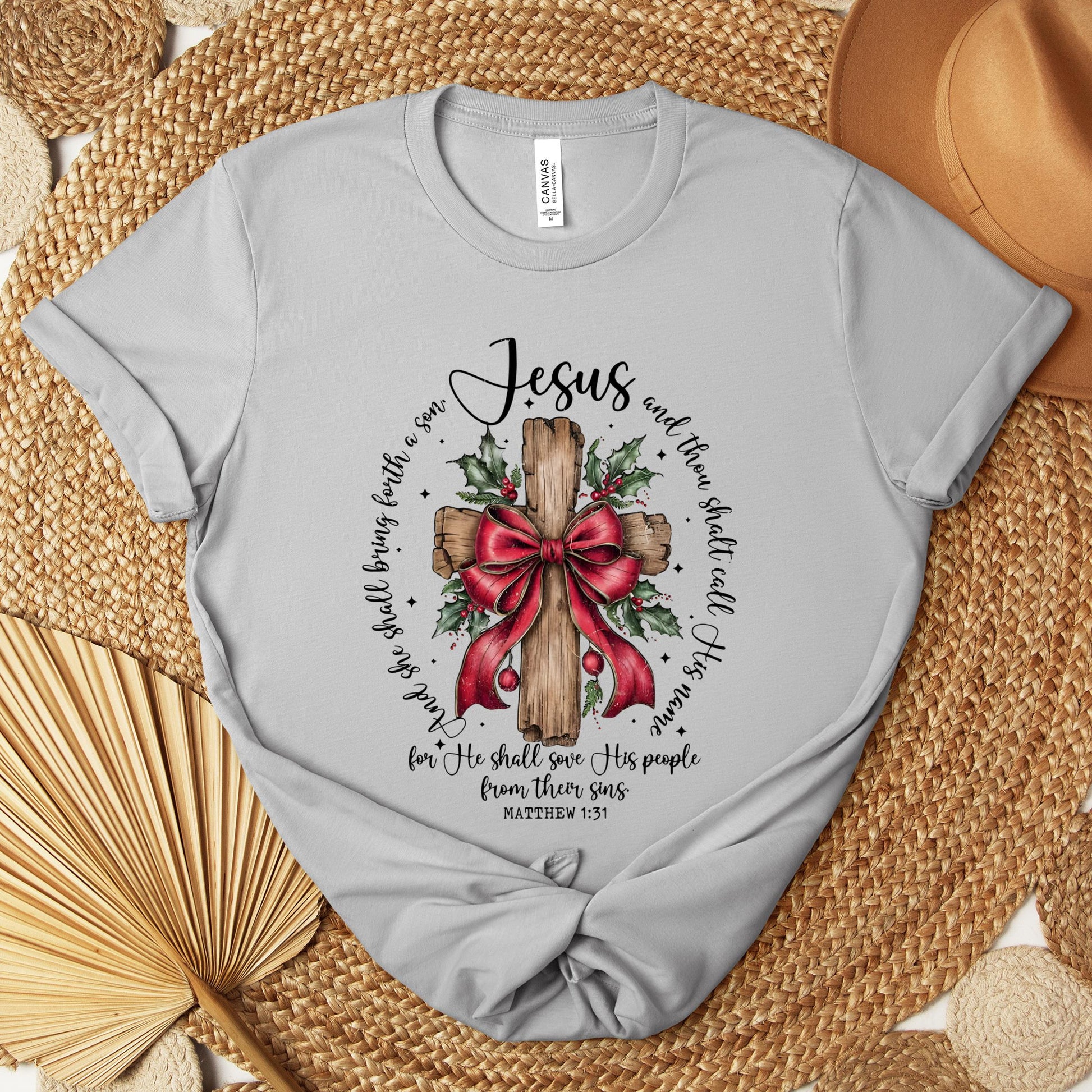 He Shall Save His People From Their Sins Matthew 1.31 Premium T-shirt