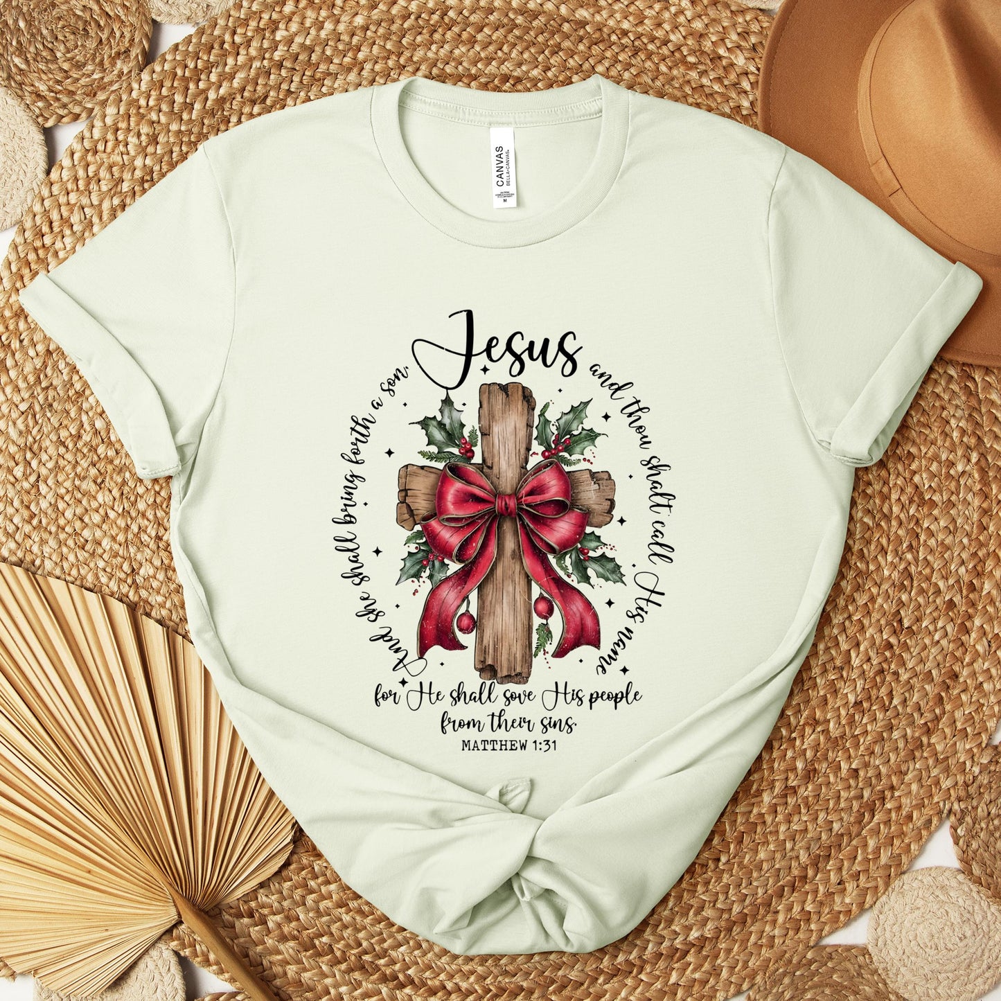 He Shall Save His People From Their Sins Matthew 1.31 Premium T-shirt