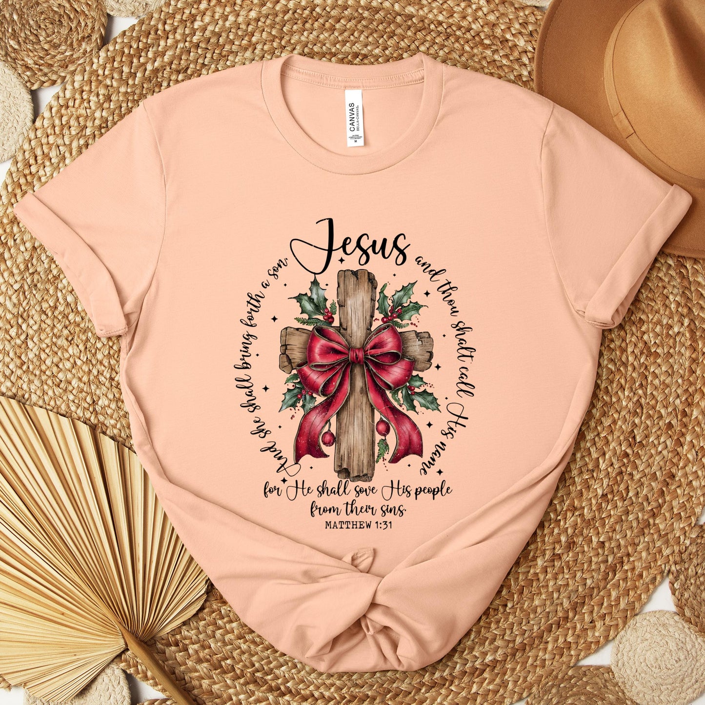 He Shall Save His People From Their Sins Matthew 1.31 Premium T-shirt