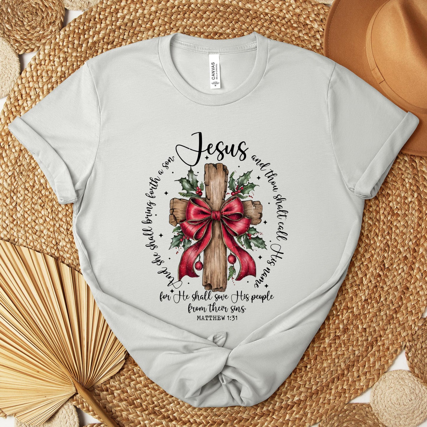 He Shall Save His People From Their Sins Matthew 1.31 Premium T-shirt