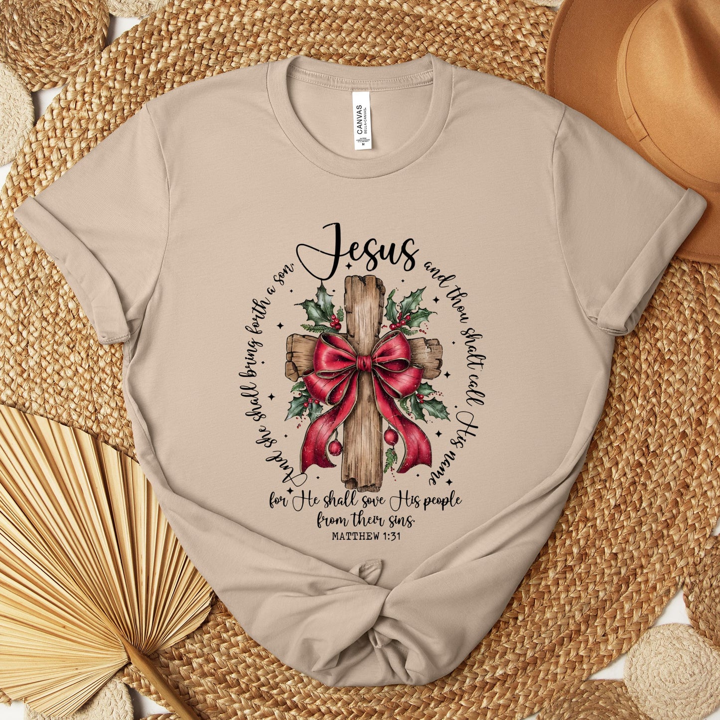 He Shall Save His People From Their Sins Matthew 1.31 Premium T-shirt