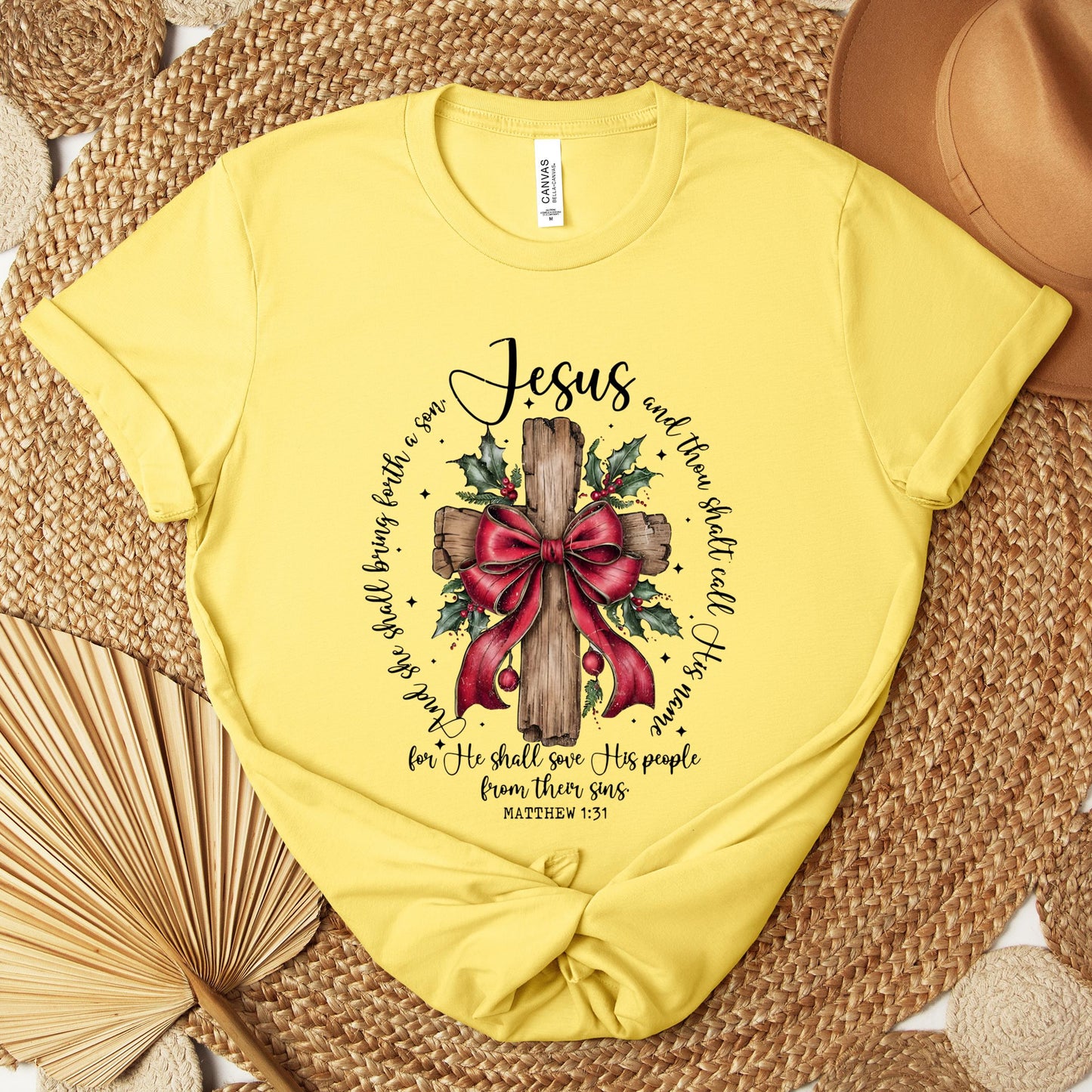 He Shall Save His People From Their Sins Matthew 1.31 Premium T-shirt
