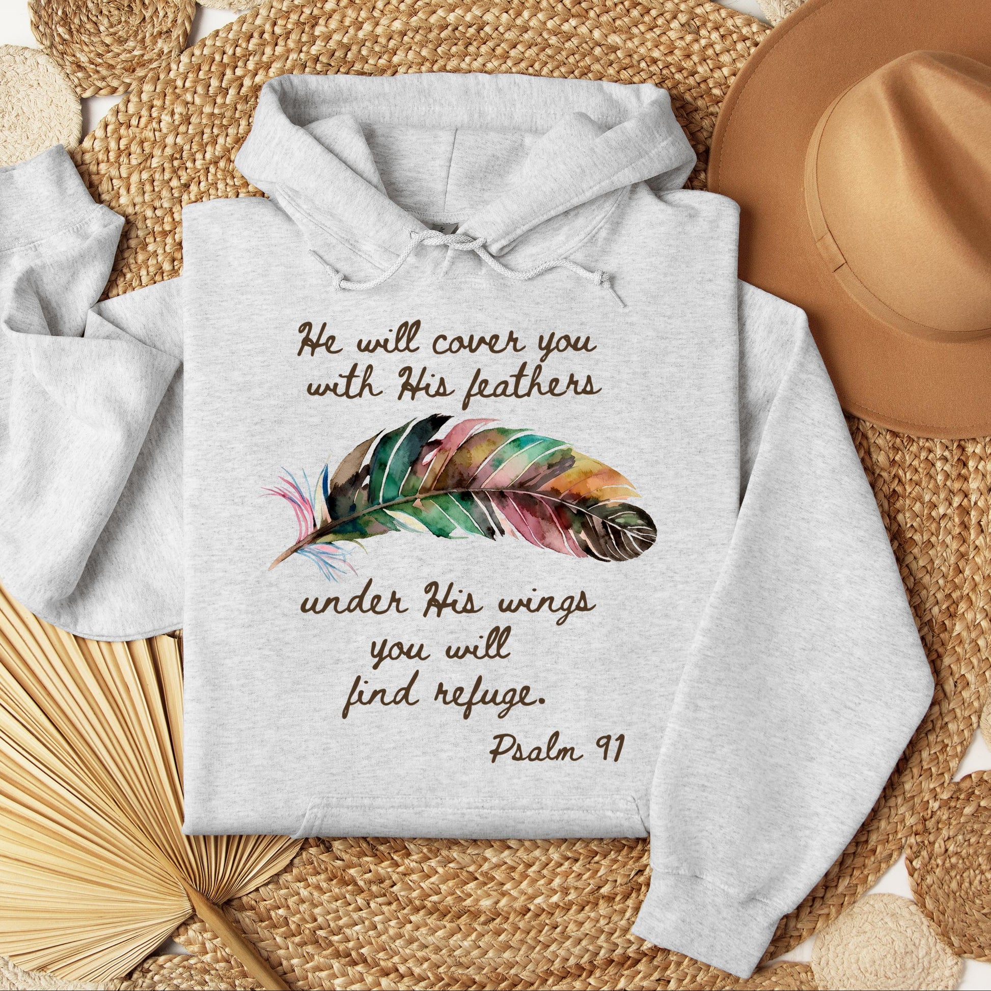 He Will Cover You With His Feathers Under His Wings You Will Find Refuge Psalm 91 01