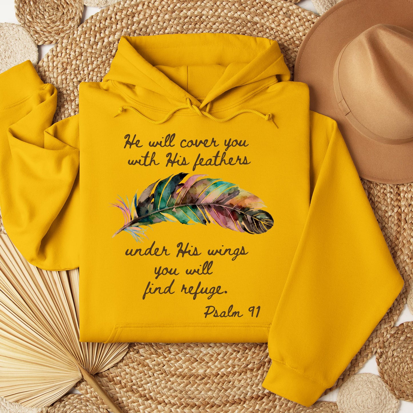 He Will Cover You With His Feathers Under His Wings You Will Find Refuge Psalm 91 01