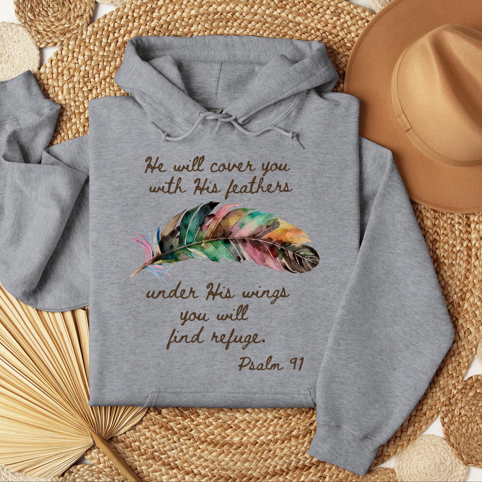 He Will Cover You With His Feathers Under His Wings You Will Find Refuge Psalm 91 01
