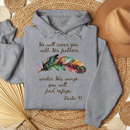 He Will Cover You With His Feathers Under His Wings You Will Find Refuge Psalm 91 01