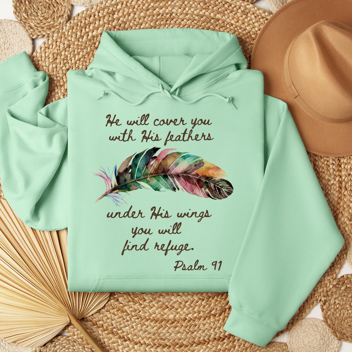 He Will Cover You With His Feathers Under His Wings You Will Find Refuge Psalm 91 01