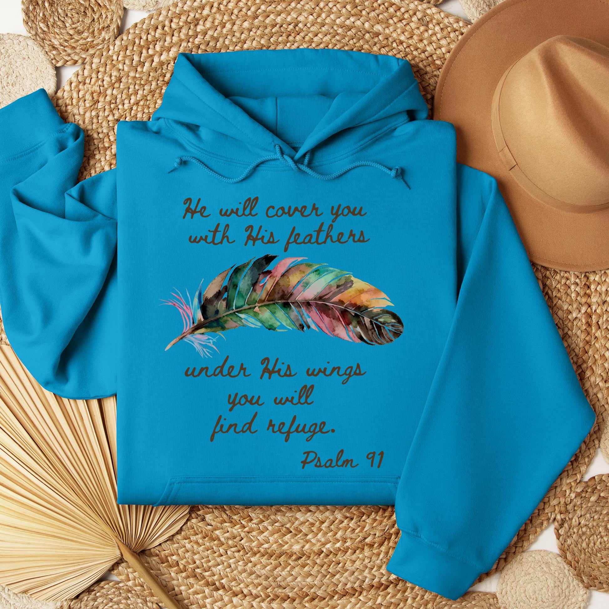 He Will Cover You With His Feathers Under His Wings You Will Find Refuge Psalm 91 01