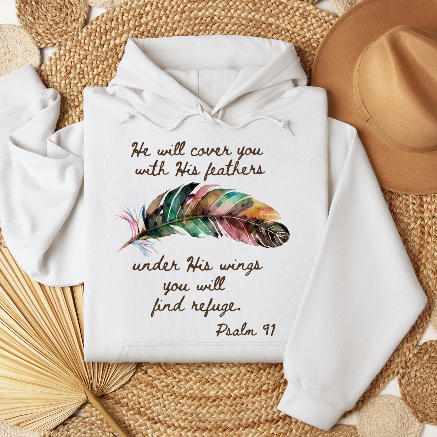 He Will Cover You With His Feathers Under His Wings You Will Find Refuge Psalm 91 01
