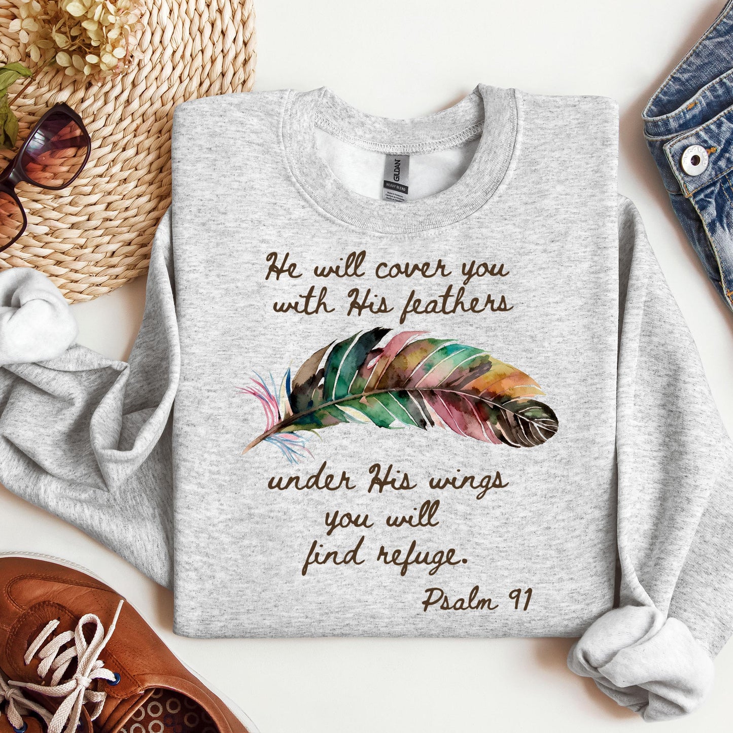 He Will Cover You With His Feathers Under His Wings You Will Find Refuge Psalm 91 01