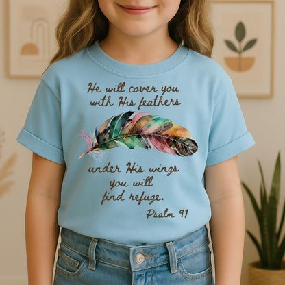 He Will Cover You With His Feathers Under His Wings You Will Find Refuge Psalm 91 01