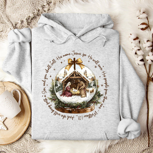He Will Save His People From Their Sins Matthew 1.21 Hoodie
