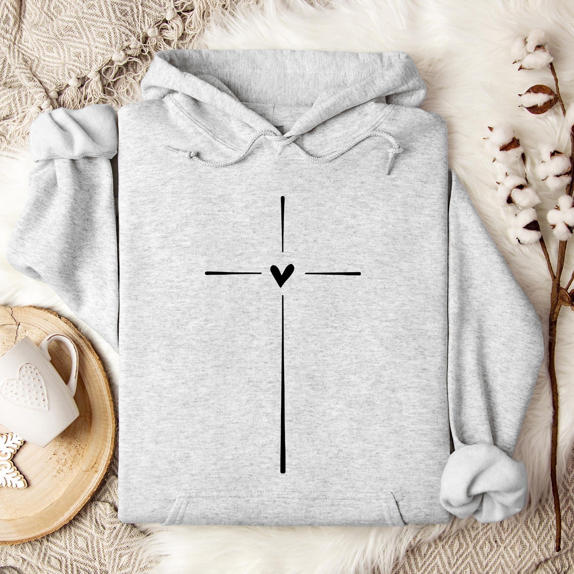Heart Cross 01 Hoodie