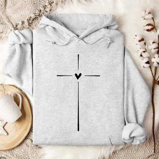 Heart Cross 01 Hoodie