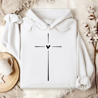 Heart Cross 01 Hoodie