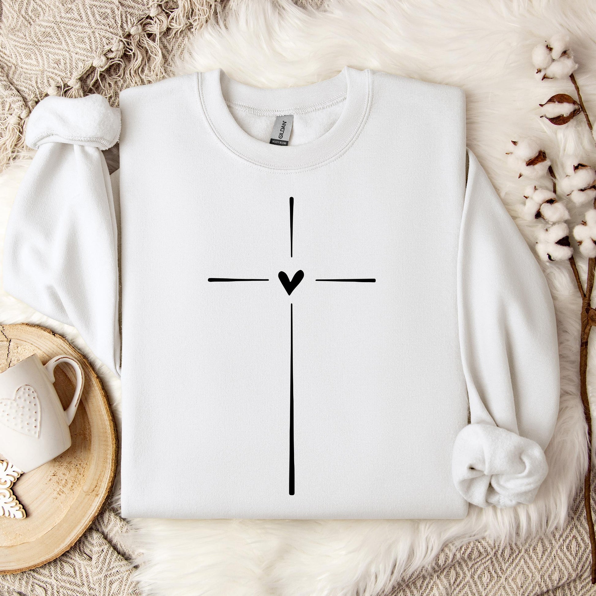 Heart Cross 01 Sweatshirt