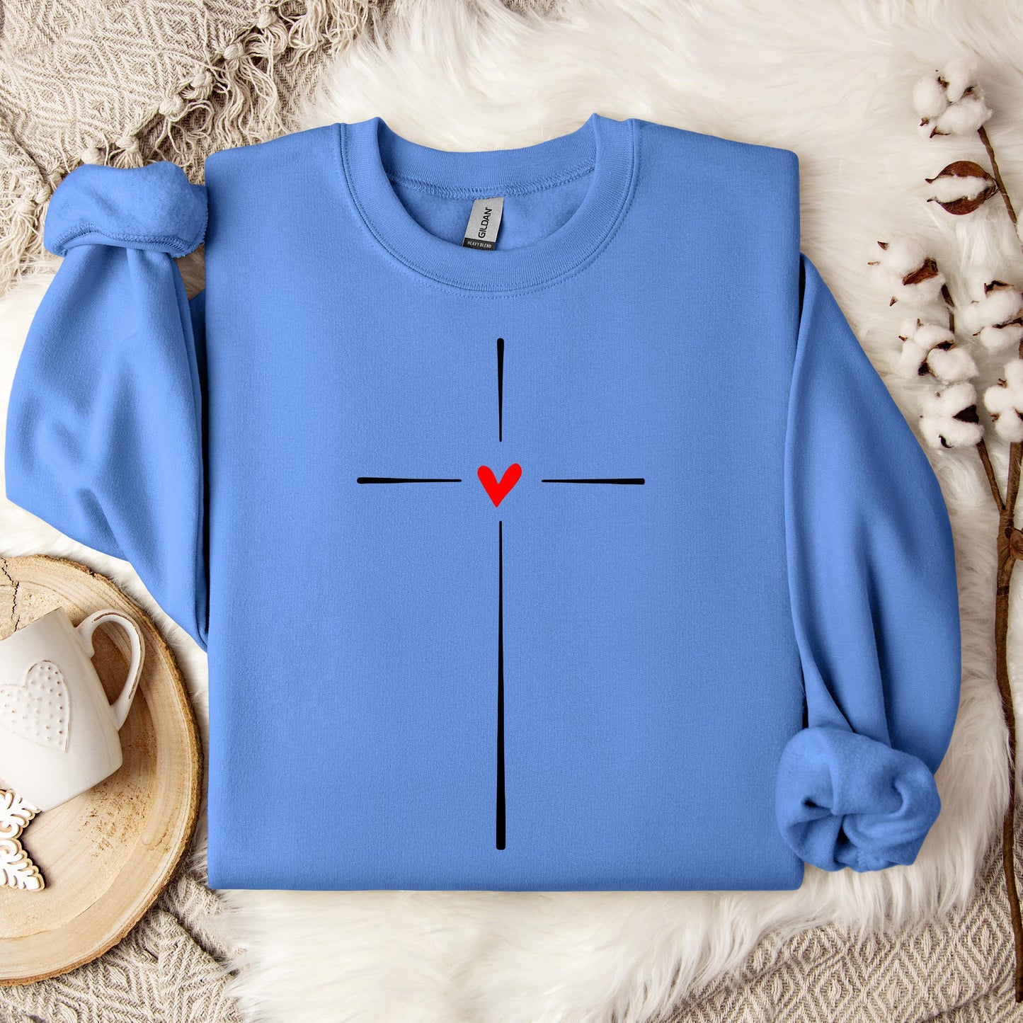 Heart Cross 02 Sweatshirt