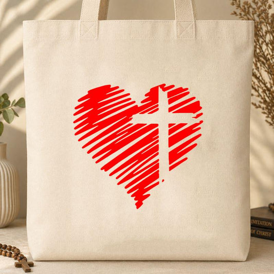Heart Cross 05 Tote Bag