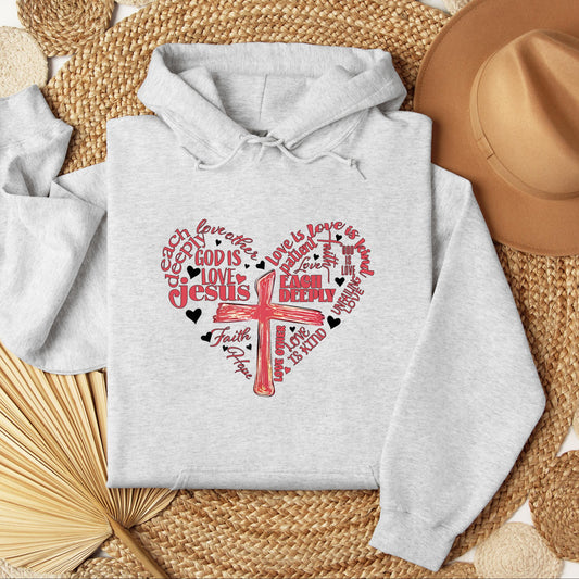 Heart Cross Love Is Patience