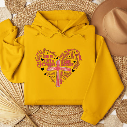Heart Cross Love Is Patience