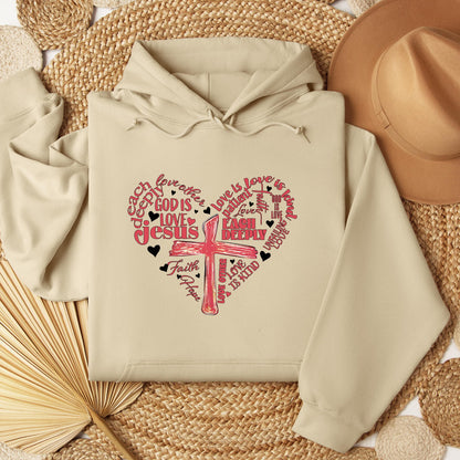 Heart Cross Love Is Patience