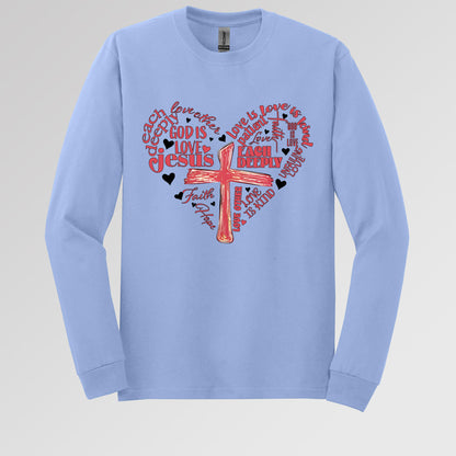 Heart Cross Love Is Patience