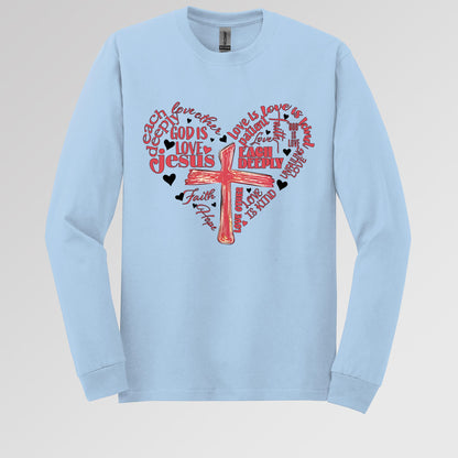 Heart Cross Love Is Patience