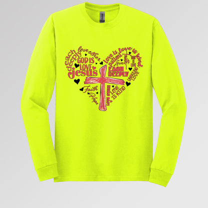 Heart Cross Love Is Patience