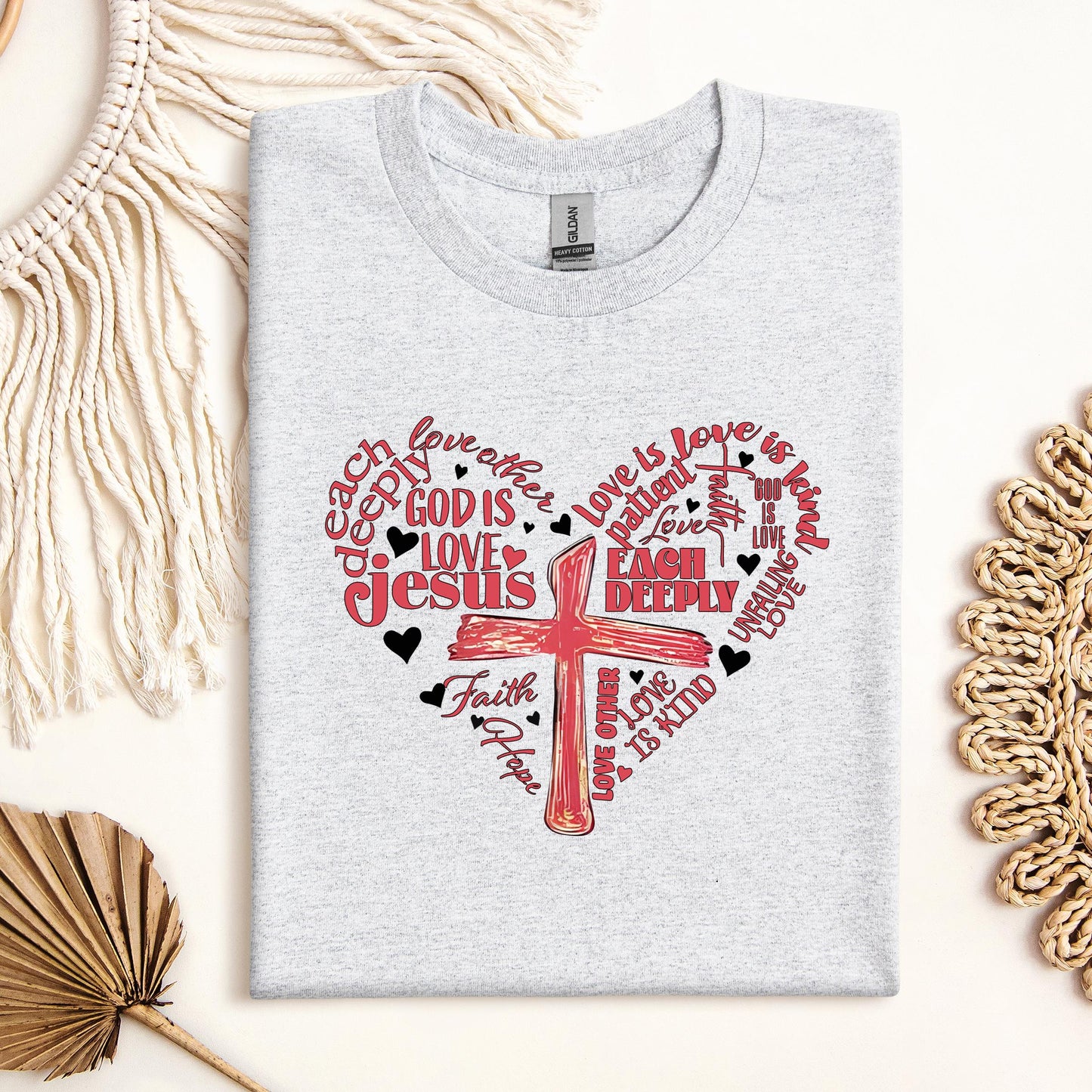 Heart Cross Love Is Patience