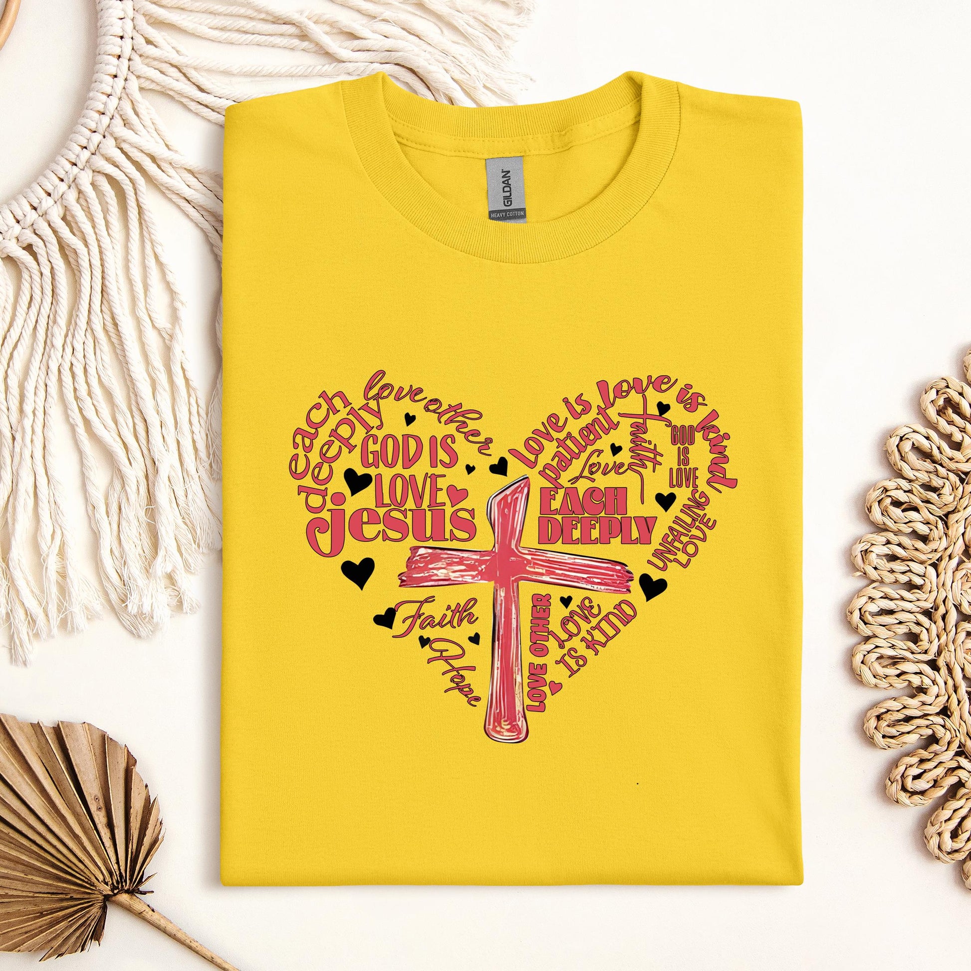 Heart Cross Love Is Patience