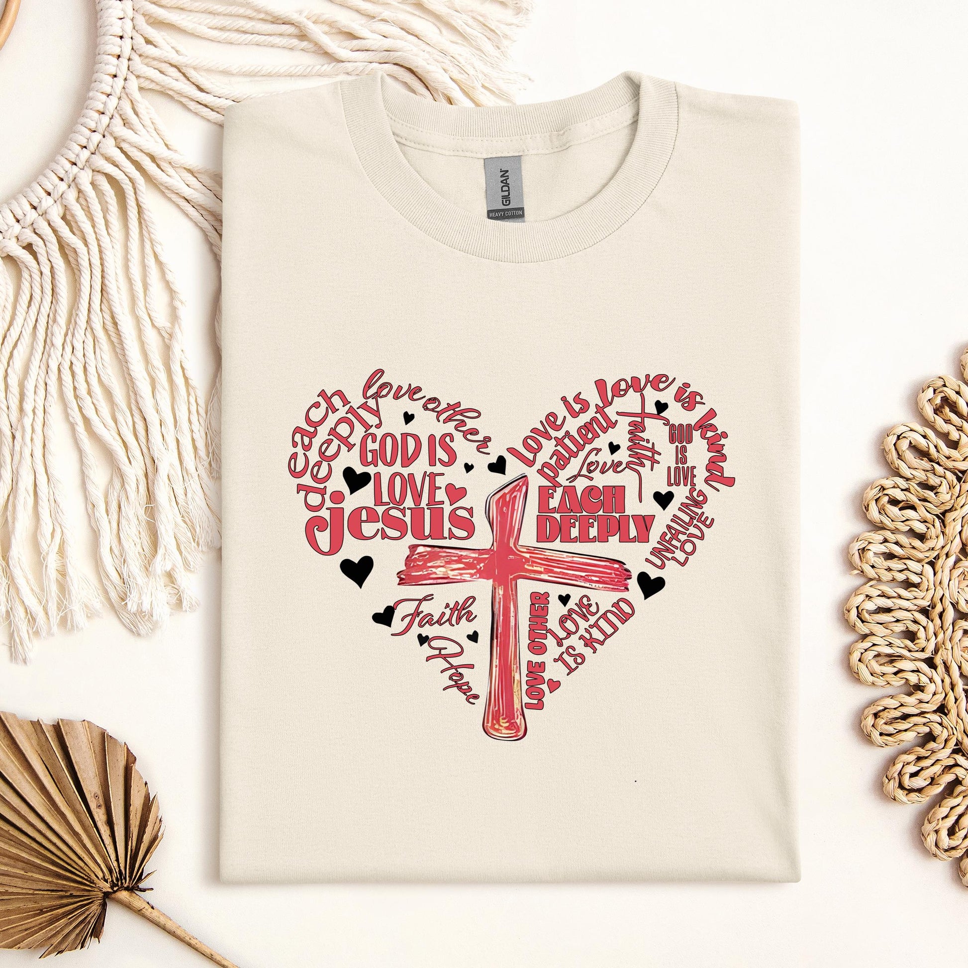 Heart Cross Love Is Patience