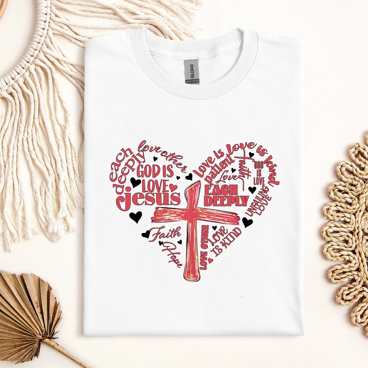 Heart Cross Love Is Patience