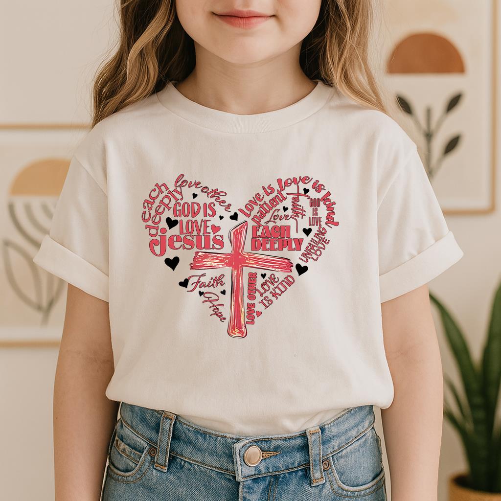 Heart Cross Love Is Patience