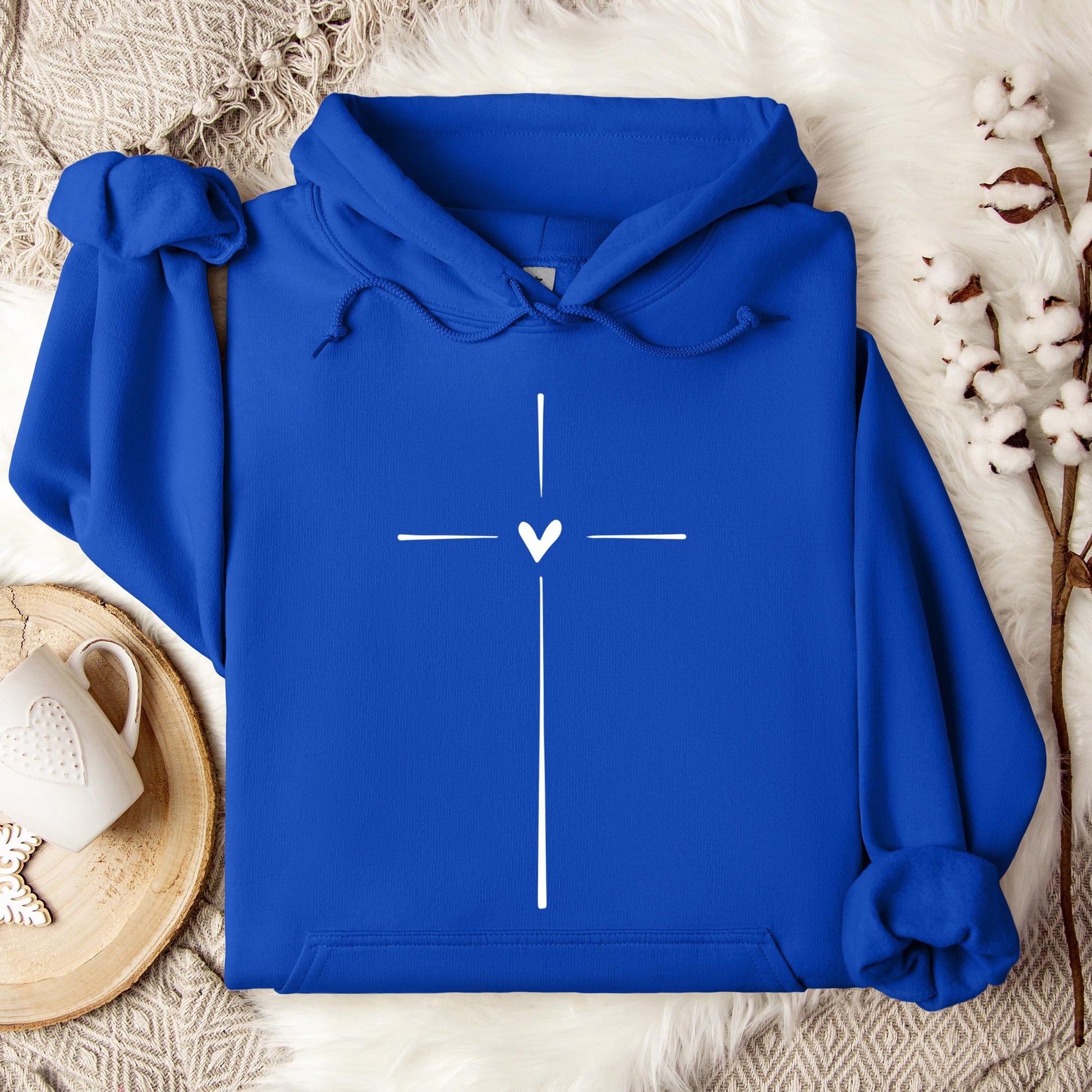 Heart Cross Hoodie